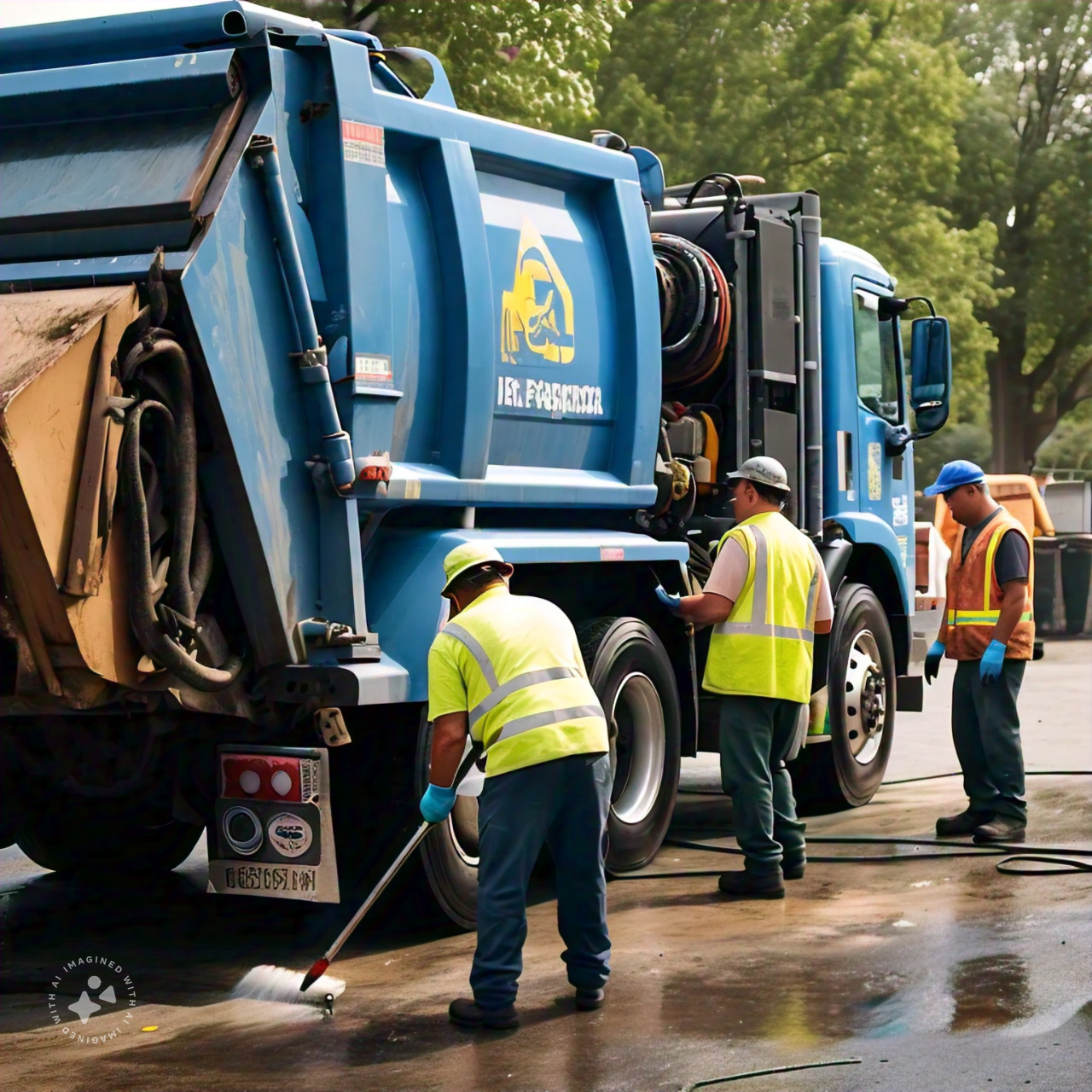 people_cleaning_garbage_truck